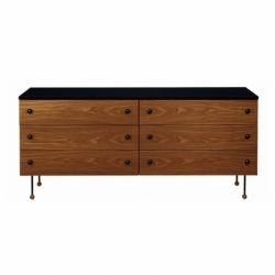 GROSSMAN 62 SERIES 6 drawers Dresser - Storage Unit - Designer Furniture - Silvera Uk