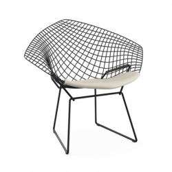 DIAMANT OUTDOOR with seat pad - Dining Armchair - Designer Furniture -  Silvera Uk