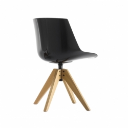 FLOW CHAIR foot VN wood - Dining Chair - Designer Furniture -  Silvera Uk