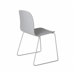 VISU sled base - Dining Chair - Designer Furniture - Silvera Uk