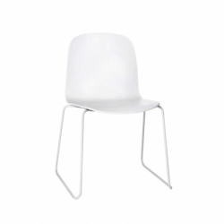 VISU sled base - Dining Chair - Designer Furniture -  Silvera Uk