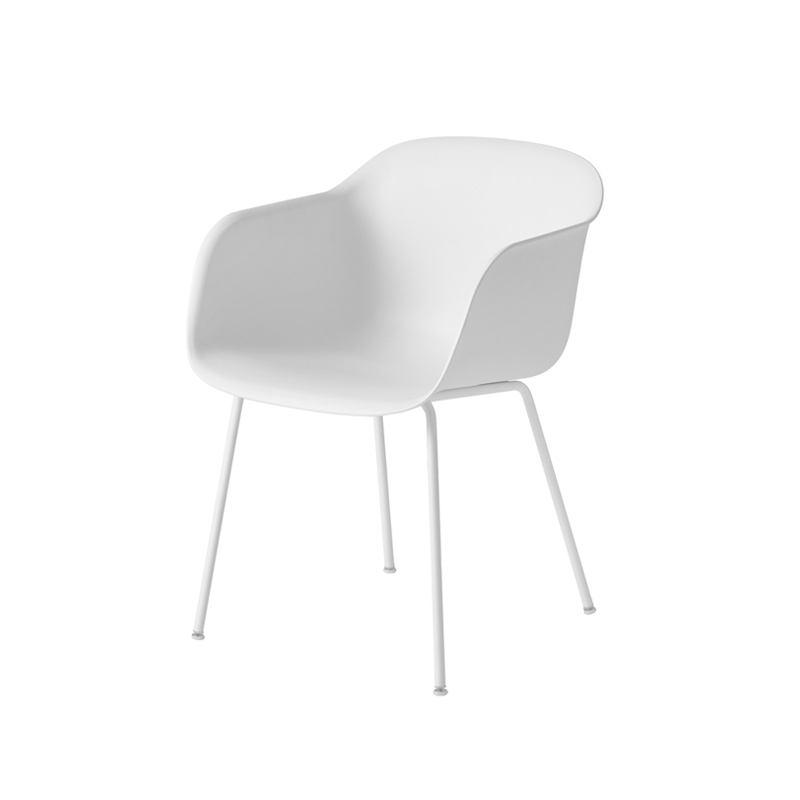 FIBER ARMCHAIR 4 Steel legs - Dining Armchair - Designer Furniture - Silvera Uk