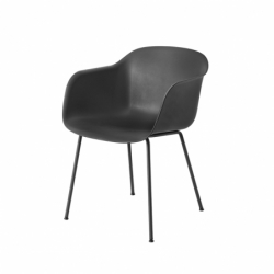 FIBER ARMCHAIR 4 Steel legs - Dining Armchair - Designer Furniture -  Silvera Uk