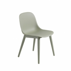FIBER CHAIR 4 wooden legs - Dining Chair - Designer Furniture -  Silvera Uk