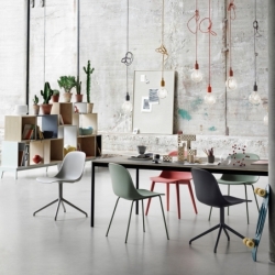FIBER CHAIR central leg - Dining Chair - Designer Furniture - Silvera Uk