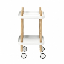 BLOCK TABLE - Trolley - Designer Furniture - Silvera Uk