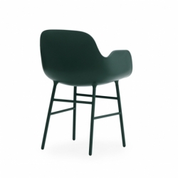 FORM ARMCHAIR steel legs - Dining Armchair - Designer Furniture - Silvera Uk