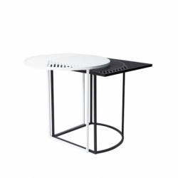 ISO-A Round - Side Table - Designer Furniture - Silvera Uk
