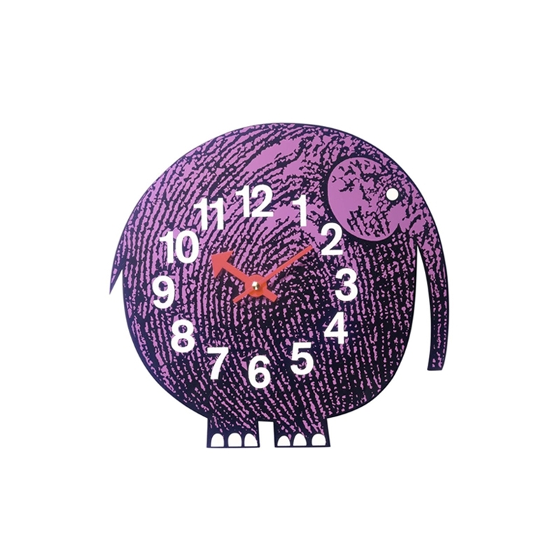 ZOO TIMER Elihu the Elephant Clock - Clock - Accessories - Silvera Uk
