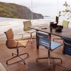 ALUMINIUM CHAIR EA 103 Fixed - Office Chair - Designer Furniture - Silvera Uk