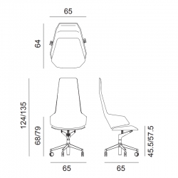 ASTON DIRECTION - Office Chair - Designer Furniture - Silvera Uk