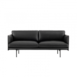 OUTLINE 2 seater leather - Sofa - Designer Furniture -  Silvera Uk