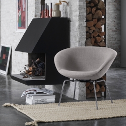 POT Leather - Easy chair - Designer Furniture - Silvera Uk