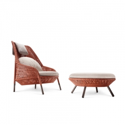 AHNDA Wing chair - Easy chair - Designer Furniture - Silvera Uk