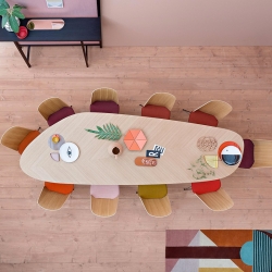 TWEED L 300 - Dining Table - Designer Furniture - Silvera Uk