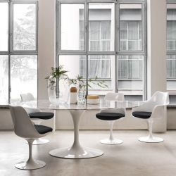 SAARINEN Oval laminated top - Dining Table - Designer Furniture - Silvera Uk