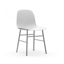 FORM CHAIR chrome base - Dining Chair -  -  Silvera Uk
