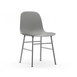 FORM CHAIR chrome base - Dining Chair - Designer Furniture -  Silvera Uk