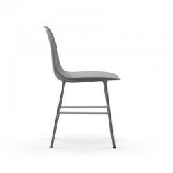 FORM CHAIR chrome base - Dining Chair - Designer Furniture - Silvera Uk