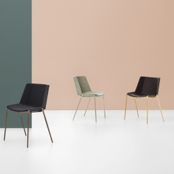 AÏKU SOFT Tapered legs - Dining Chair - Designer Furniture - Silvera Uk