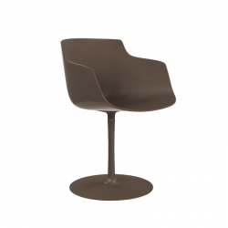 FLOW SLIM COLOR central leg - Dining Armchair - Designer Furniture -  Silvera Uk