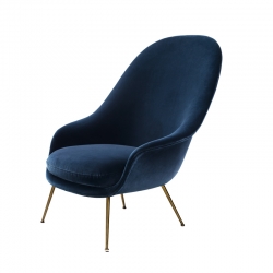 BAT LOUNGE high backrest - Easy chair - Designer Furniture -  Silvera Uk