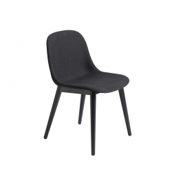 FIBER CHAIR wooden legs fabric shell - Dining Chair -  -  Silvera Uk
