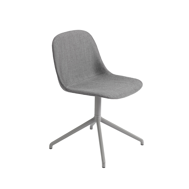 FIBER CHAIR central leg fabric shell - Dining Chair - Designer Furniture - Silvera Uk