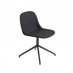 FIBER CHAIR central leg fabric shell - Dining Chair - Designer Furniture -  Silvera Uk