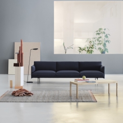 OUTLINE 3 seater fabric - Sofa - Designer Furniture - Silvera Uk