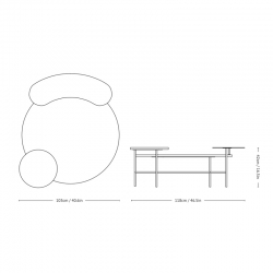 PALETTE JH25 - Coffee Table - Designer Furniture - Silvera Uk