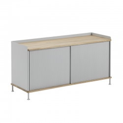 ENFOLD Low Dresser - Storage Unit - Designer Furniture - Silvera Uk