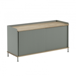 ENFOLD Low Dresser - Storage Unit - Designer Furniture - Silvera Uk