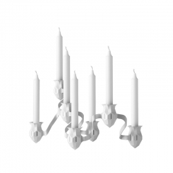 THE MORE THE MERRIER Candelabra - Candle Holder, Candlestick and Candle -  -  Silvera Uk