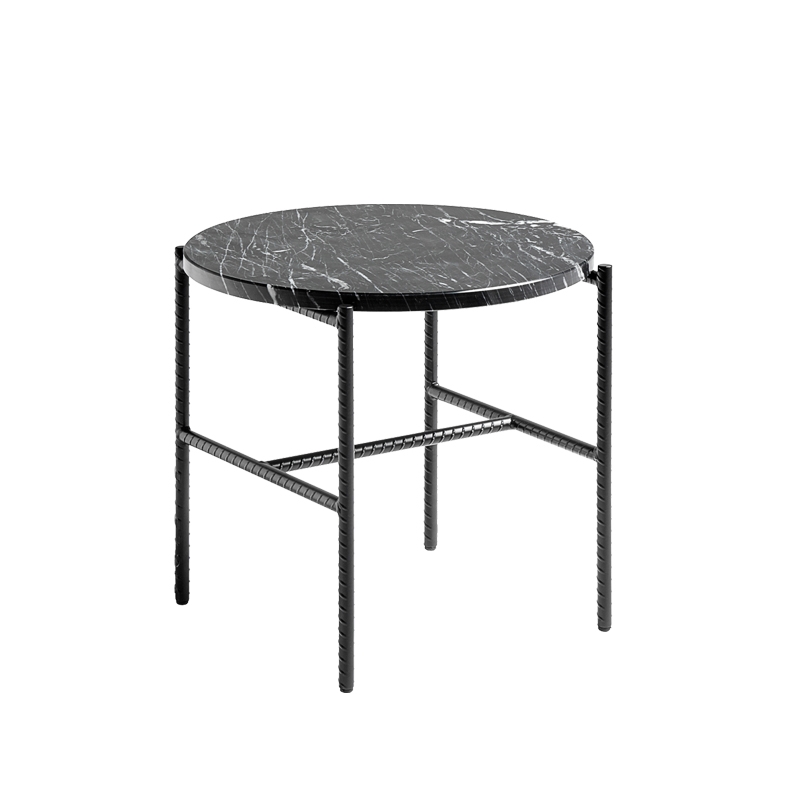 REBAR Ø 45 marble - Side Table - Designer Furniture - Silvera Uk
