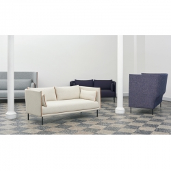 SILHOUETTE 2 seater high backrest - Sofa - Designer Furniture - Silvera Uk