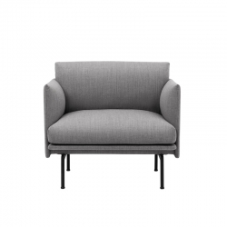 OUTLINE STUDIO Fabric - Easy chair -  -  Silvera Uk