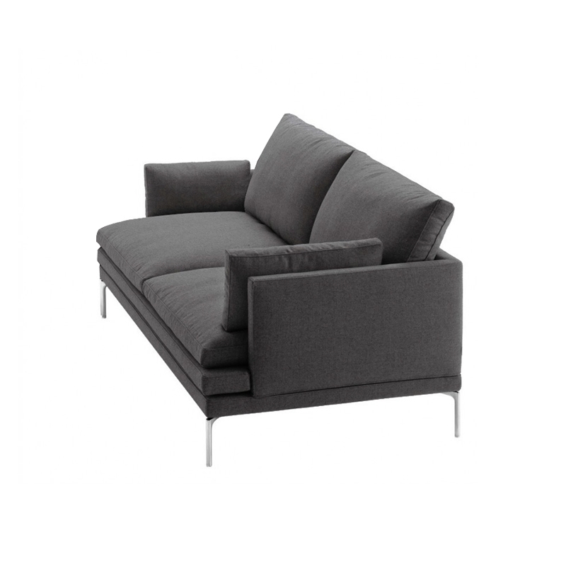 WILLIAM 2 seater L 180 fabric - Sofa - Designer Furniture - Silvera Uk
