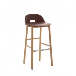 ALFI STOOL low backrest - Bar Stool - Designer Furniture -  Silvera Uk