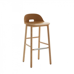 ALFI STOOL low backrest - Bar Stool - Designer Furniture -  Silvera Uk