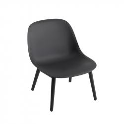 FIBER LOUNGE Wooden legs - Easy chair - Designer Furniture -  Silvera Uk