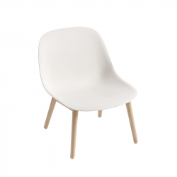 FIBER LOUNGE Wooden legs - Easy chair - Designer Furniture -  Silvera Uk
