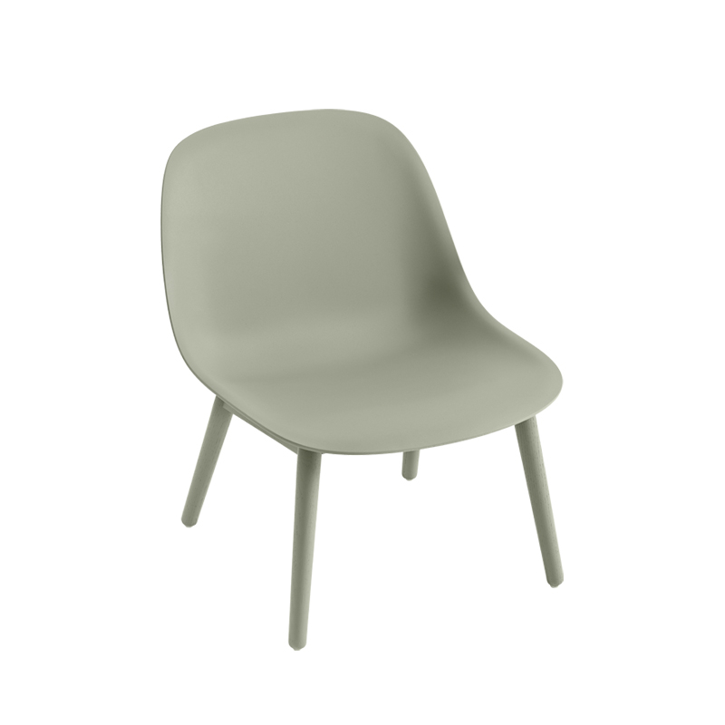 FIBER LOUNGE Wooden legs - Easy chair - Designer Furniture - Silvera Uk