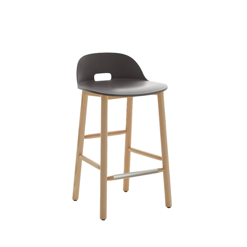 ALFI STOOL low backrest - Bar Stool - Designer Furniture - Silvera Uk