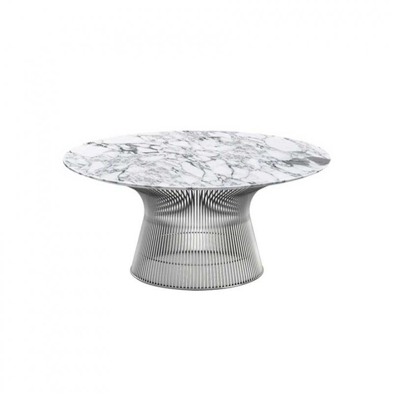 PLATNER Ø 91,5 Marble - Coffee Table - Designer Furniture - Silvera Uk