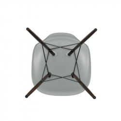 EAMES PLASTIC CHAIR DSW Dark maple - Dining Chair - Designer Furniture - Silvera Uk
