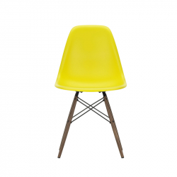 EAMES PLASTIC CHAIR DSW Dark maple - Dining Chair - Designer Furniture -  Silvera Uk