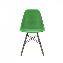 EAMES PLASTIC CHAIR DSW Dark maple - Dining Chair - Designer Furniture -  Silvera Uk