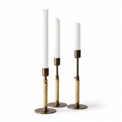 DUCA Candlestick - Candle Holder, Candlestick and Candle - Accessories - Silvera Uk