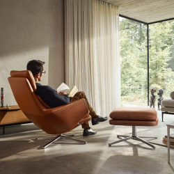GRAND RELAX & OTTOMAN - Easy chair - Designer Furniture - Silvera Uk